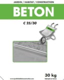 Béton C25/30 – 30 KG